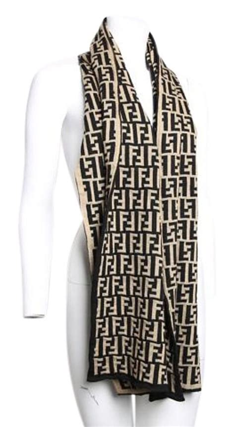 men's fendi scarf|fendi zucchino scarf.